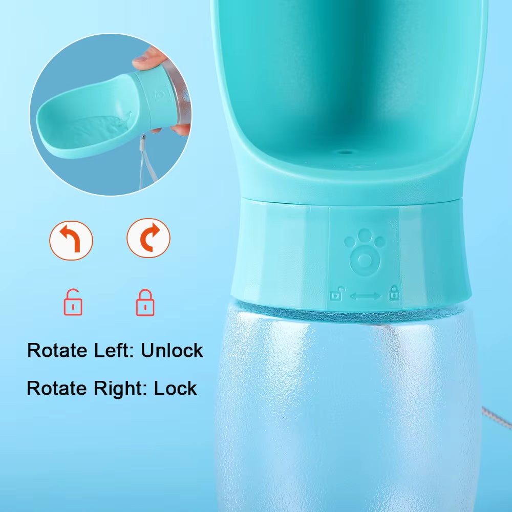 300Ml 500Ml Big Dog Water Bottle Portable Drinking Bowl for Small Dogs Cat Travel Hiking Puppy Pet Water Dispenser Cup Labrador