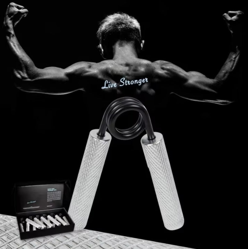 Metal Hand Grip 100LB-350LB No Slip Heavy-Duty Aluminium Strengthener for Arms Wrist & Forearm Strength Training