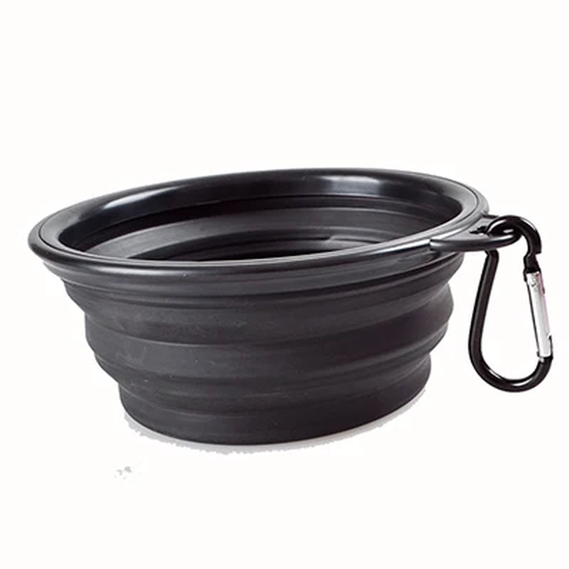 New Portable Silicone Pet Feeder Collapsible Car Carry Pet Bowls Food Water Feeding Dog Cat Outdoor Travel Food Bowls Container