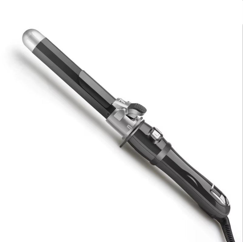 Stylish Electric Automatic Rotating Aluminum Curling Iron with Fast Heating for Easy Salon-Style Curls and Household Use