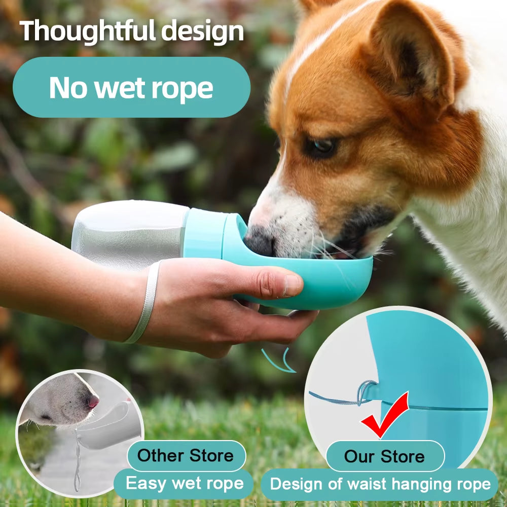 300Ml 500Ml Big Dog Water Bottle Portable Drinking Bowl for Small Dogs Cat Travel Hiking Puppy Pet Water Dispenser Cup Labrador