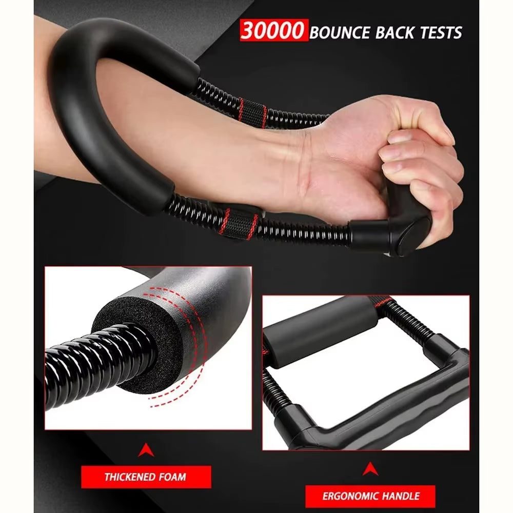 Wholesale Portable Adjustable ABS Wrist Trainer Forearm Strengthener Resistance Bands for Arm Wrestling Grip Workout