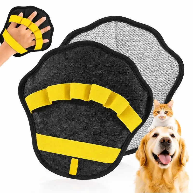 Pet Hair Remover Electrostatic Gloves, 2025 New Pet Hair Removal Glove for Cats & Dogs, Double-Sided Reusable Electrostatic