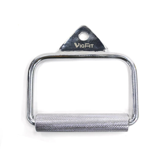 VIGFIT Gym Fitness Accessories D-Handle Steel Silver